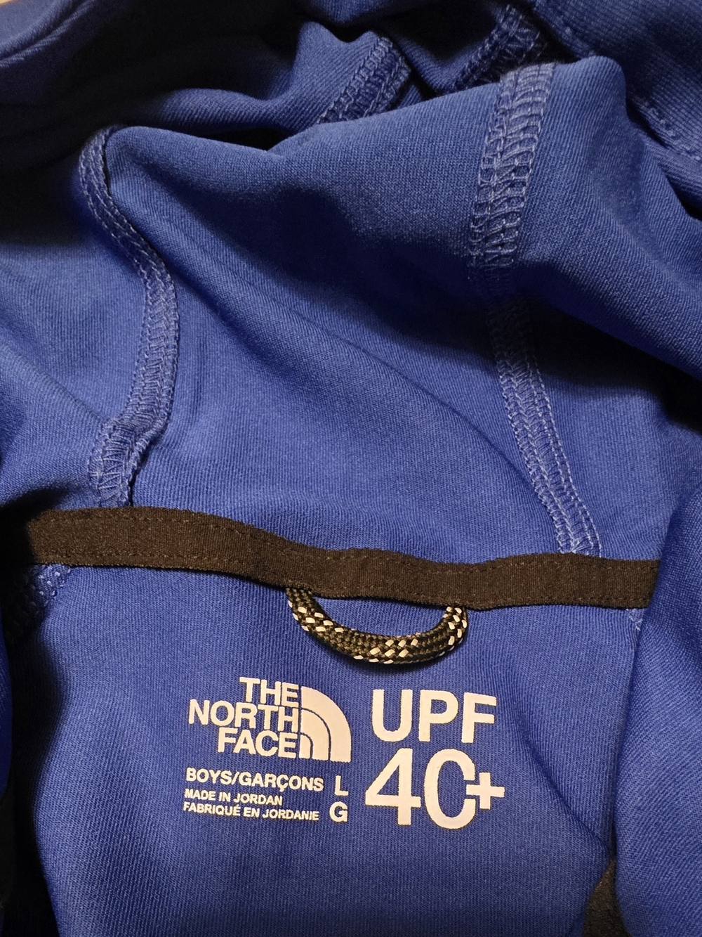 The North Face Kids Blue and Black Lightweight Zip Jacket - Picture 6 of 9